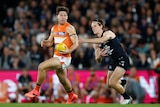 Toby Greene in action against Carlton