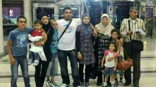 The Lebanese family of Hussein Ahmad Khoder en route to Australia