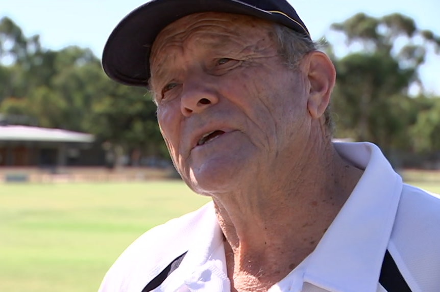 Former Test cricketer Eric Freeman.