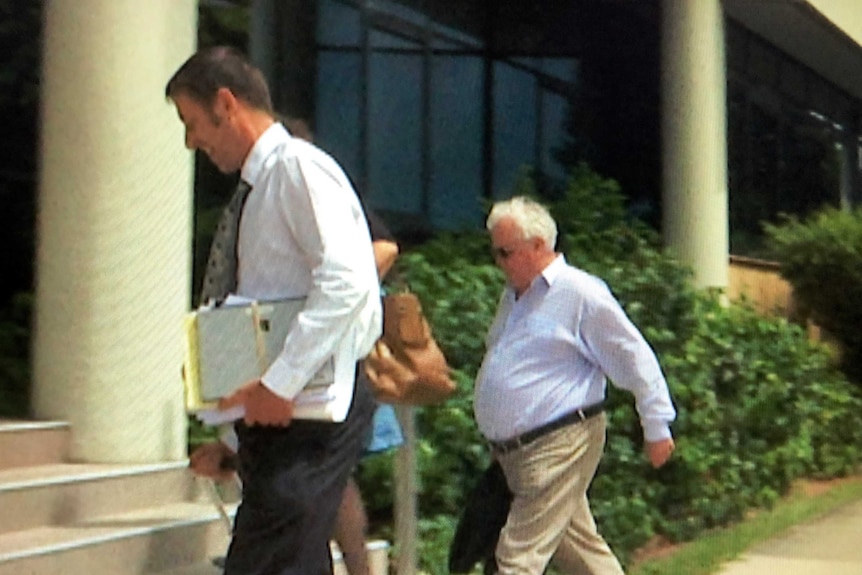 Gary Lavin walking into the Maroochydore District court house