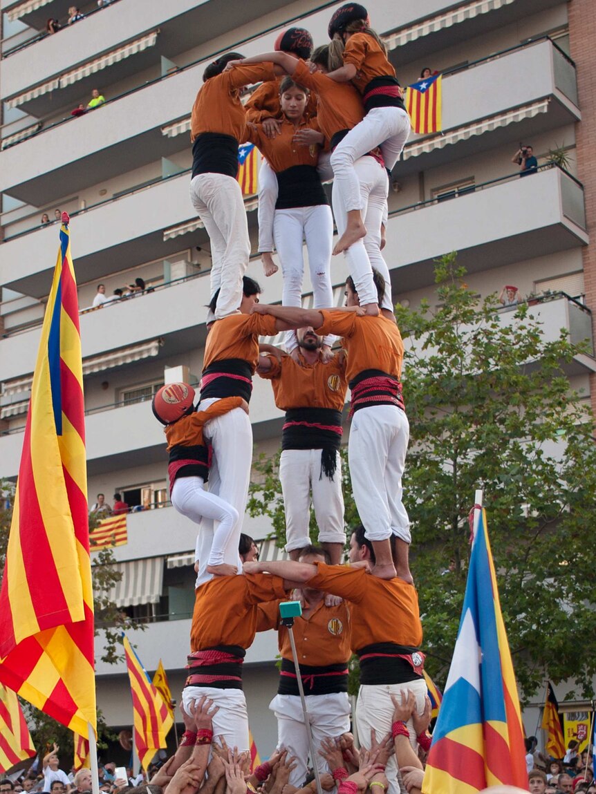 Catalan traditional pyramid
