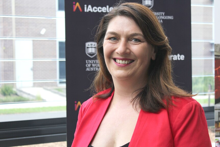 Dr Rosina McAlpine inside the new iAccelerate building