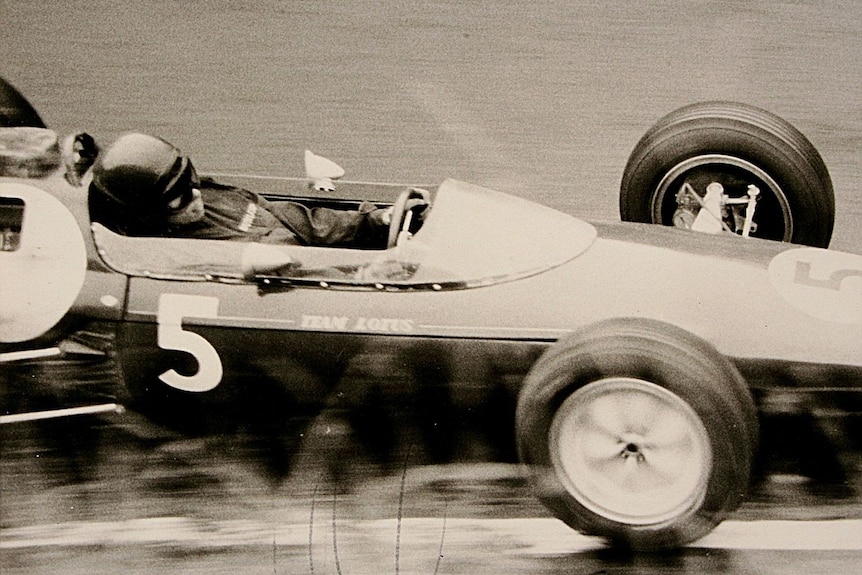 Jim Clark at the German Grand Prix in 1962.