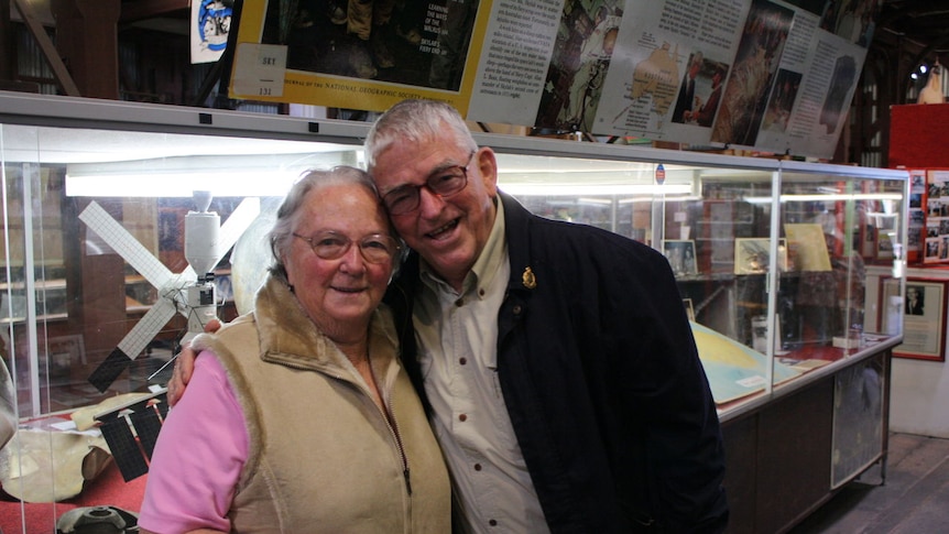 Dorothy Andre, museum curator, and husband Merv, who was Esperance shire president in 1979