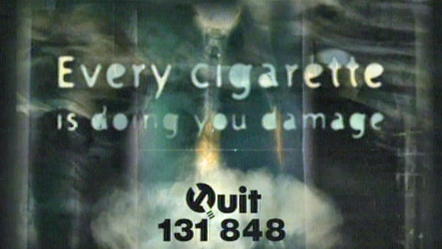 Every cigarette is doing you damage TV advertisement