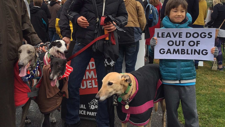 Adelaide greyhound rally