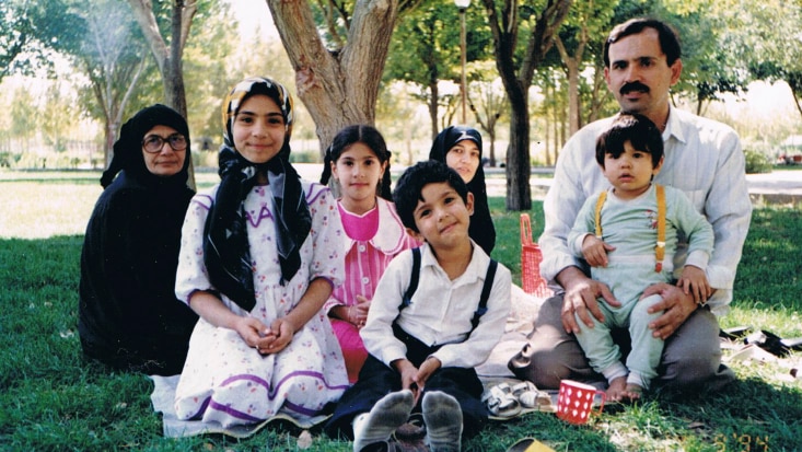 Mohammad Al-Khafaji as a child