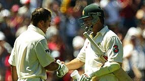 Ricky Ponting and Steve Waugh