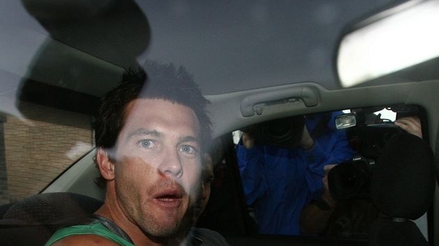 Ben Cousins looks at the camera