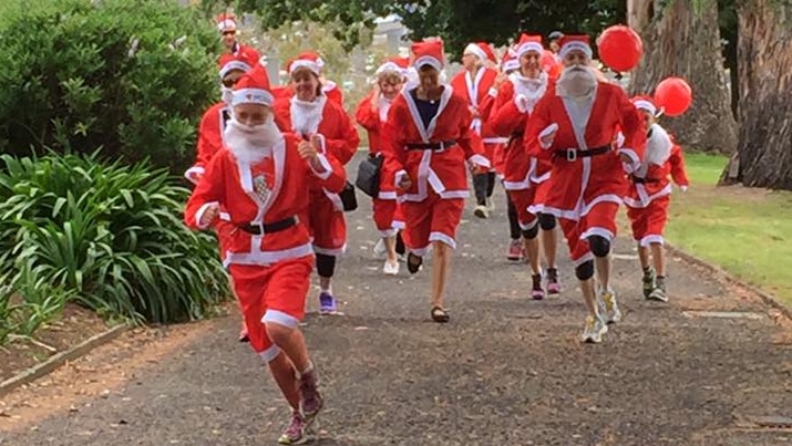 Hobart's Santa Fun Run