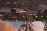 Fire engulfs part of the heritage-listed Diamant Hotel on June 23, 2011.