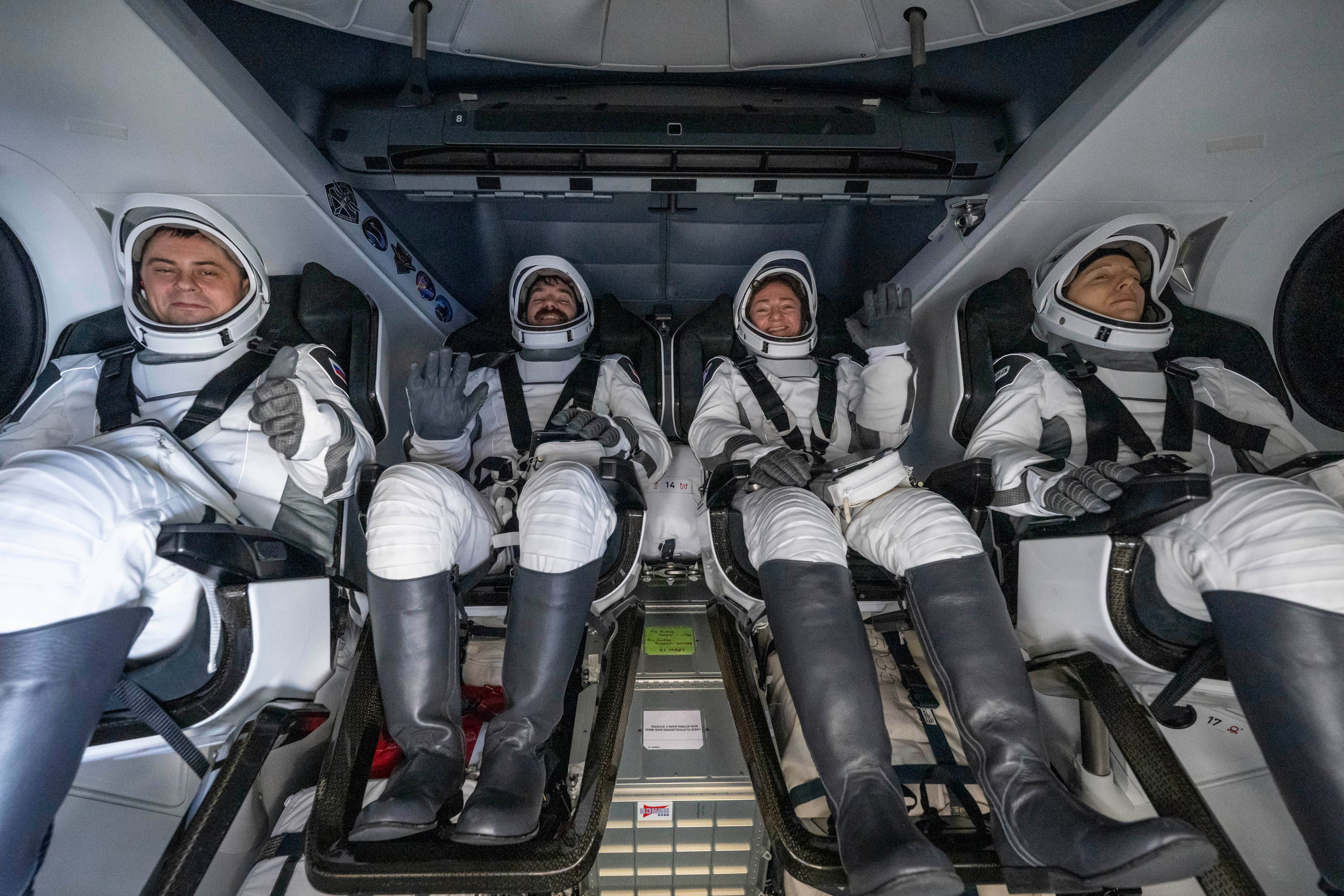 NASA Crew-12 astronauts return to Earth after 8 months in space - ABC News