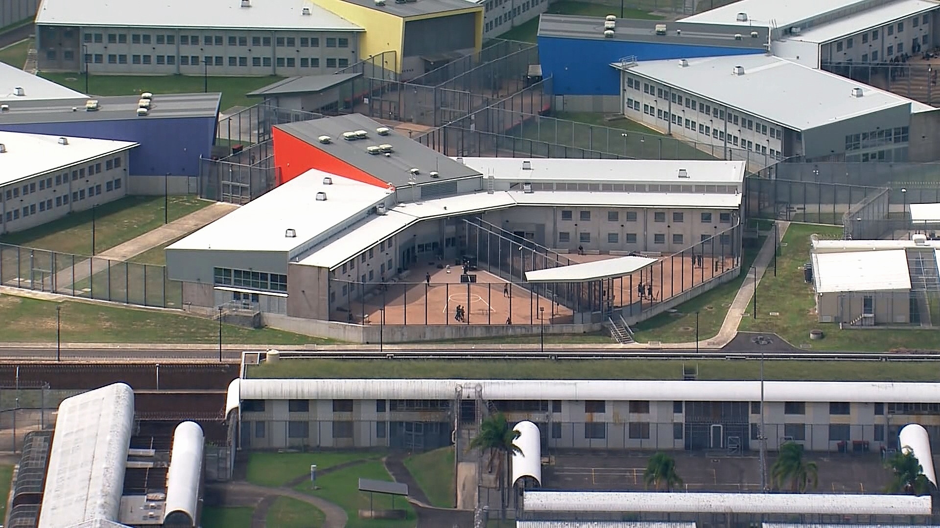 aerial shot of sydney's Parklea Correctional Centre