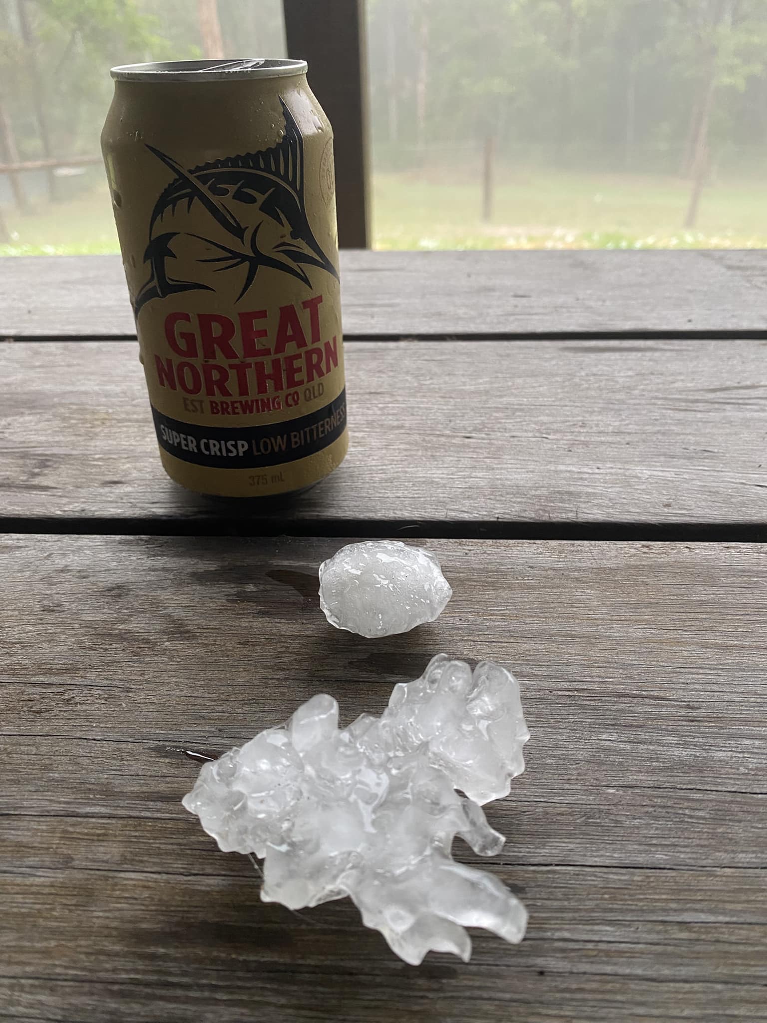 large hail stone