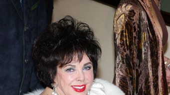 Dame Elizabeth Taylor arrives for her 75th birthday party at the Ritz-Carlton, Lake Las Vegas