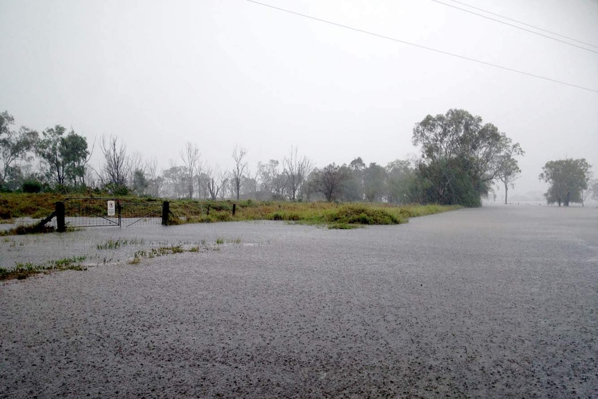 Torrential rain in Rockhampton