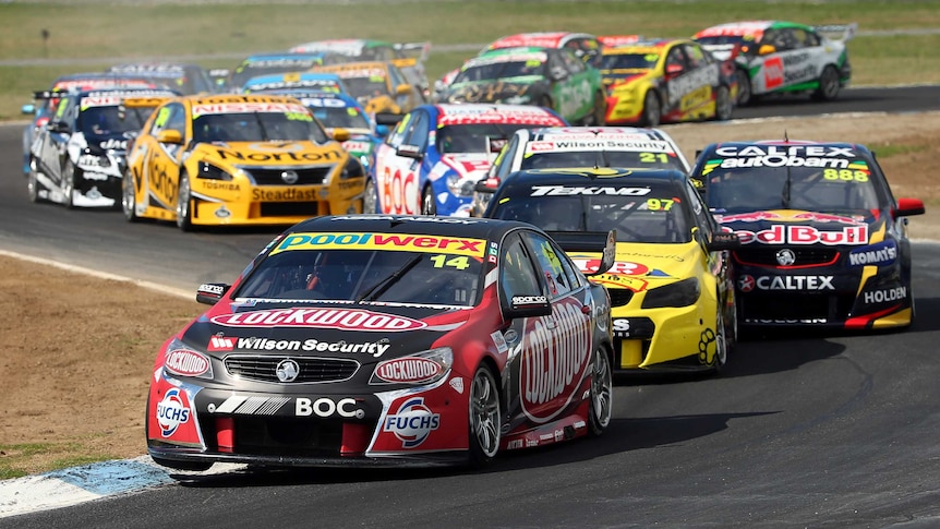 Coulthard leads the pack in Winton