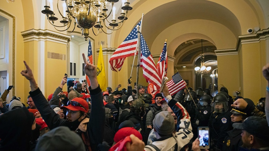 Trump supporters storm the Capitol building