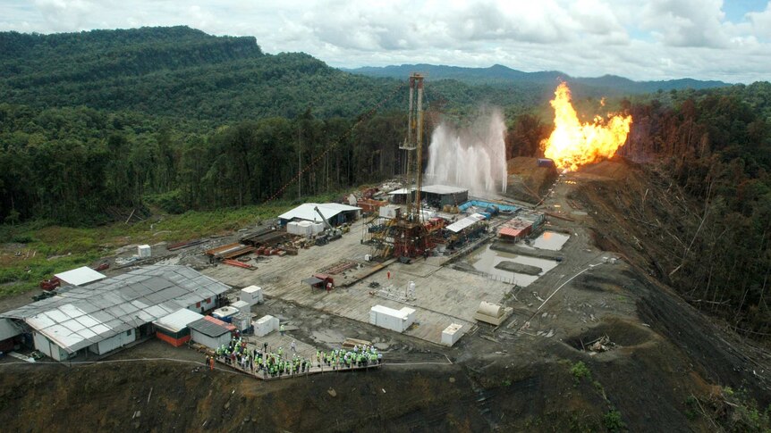 LNG site in Papua New Guinea's Gulf province