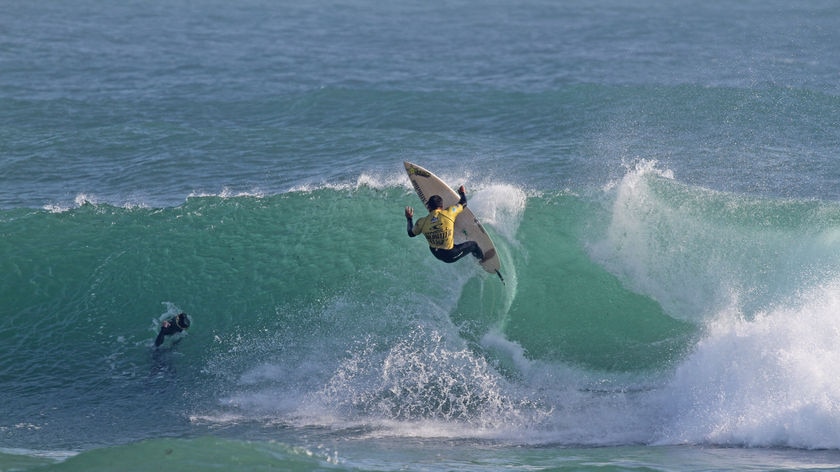 The event has attracted surfers from around the globe.