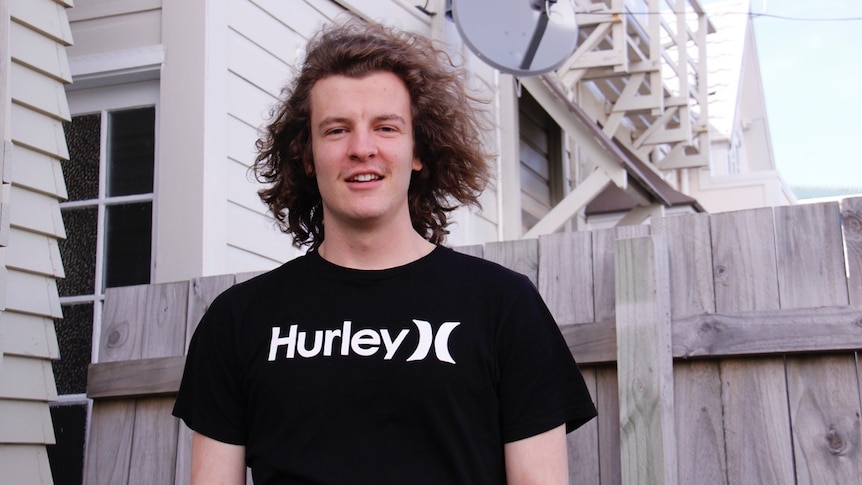 Jordan Butler wearing a Hurley shirt.