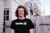 Jordan Butler wearing a Hurley shirt.