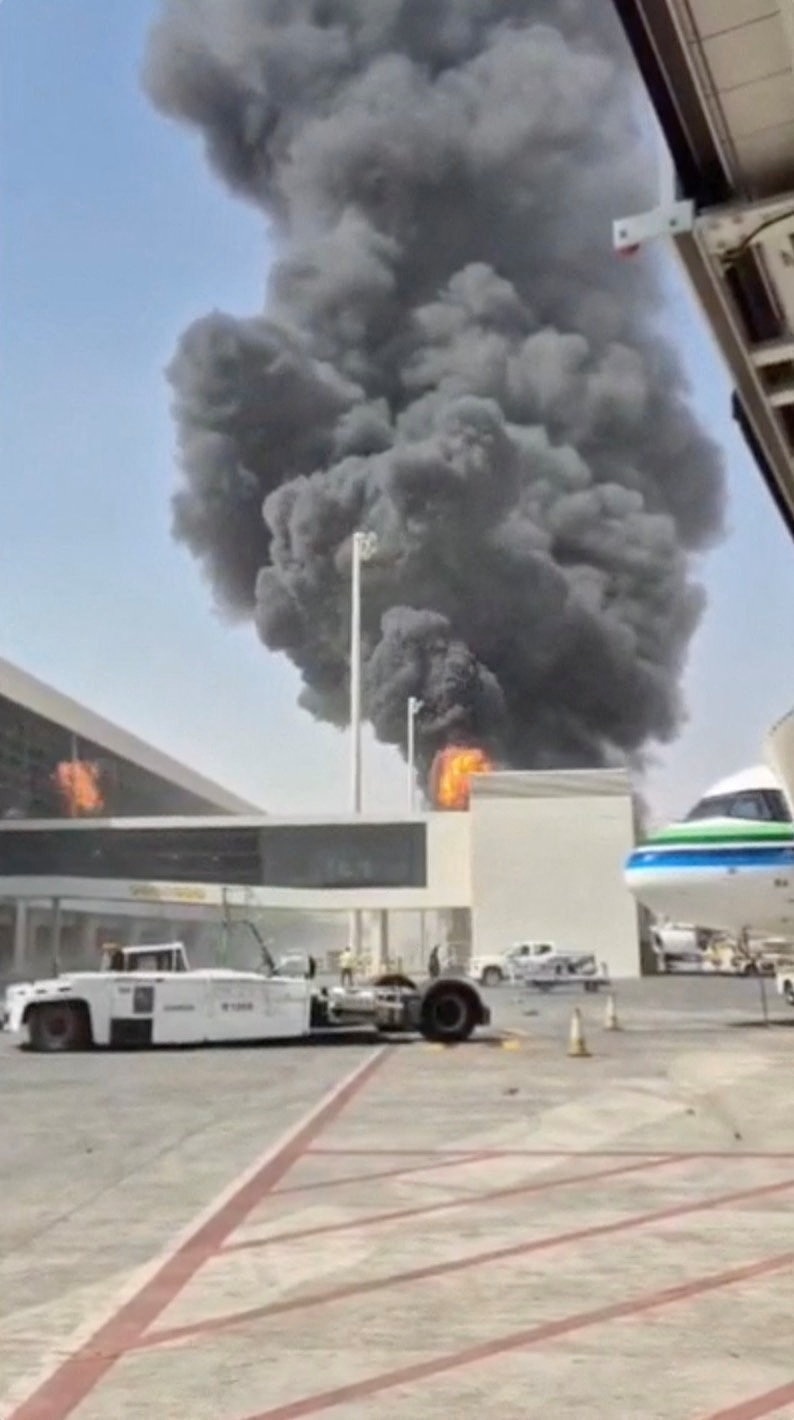 Several injured, flights cancelled after second attack on Saudi airport