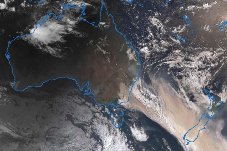 Satellite imagery of smoke