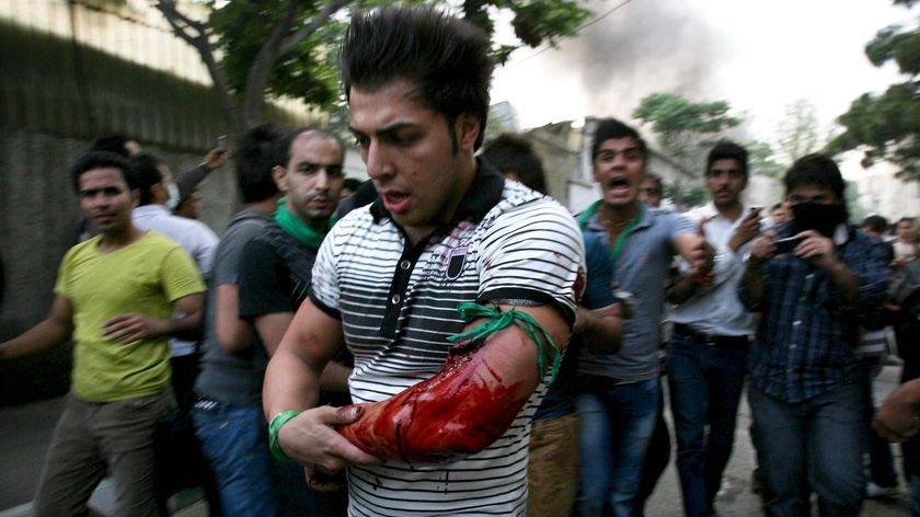 Tehran has seen the biggest and most violent anti-government protests since the 1979 Islamic revolution.