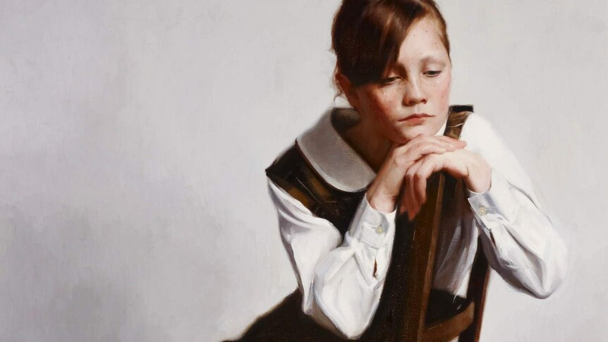 Portrait of Ella: Joshua McPherson's entry in the Archibald Prize 2013.