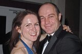 Victoria and Emile Cilliers smile at the camera.