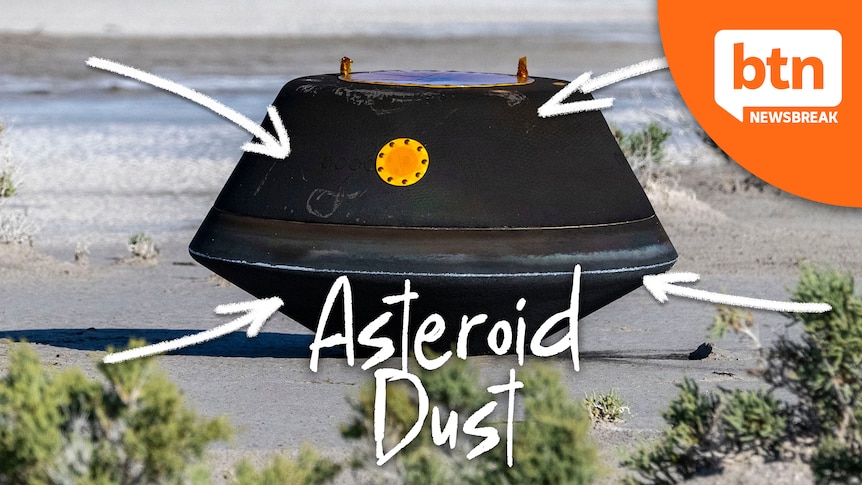 Asteroid Dust in a capsule.
