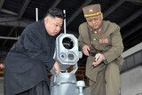 Kim Jong Un inspects a Korean People's Army unit