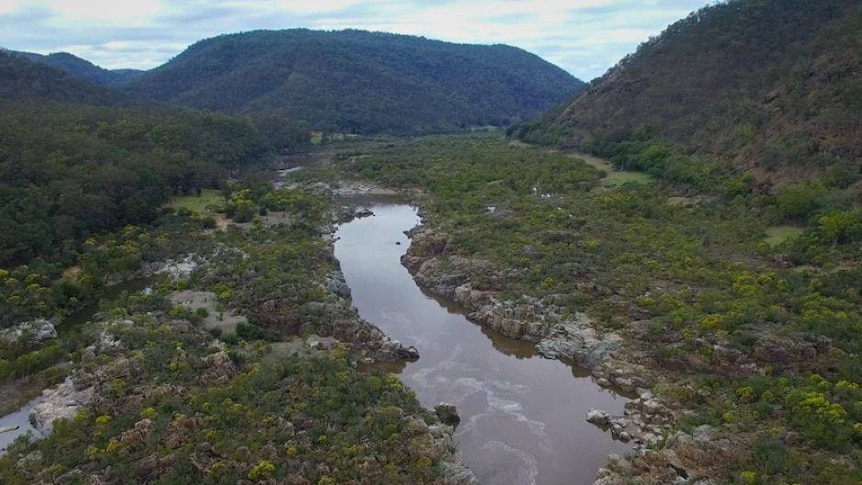 A river in northern NSW surrounded by bush