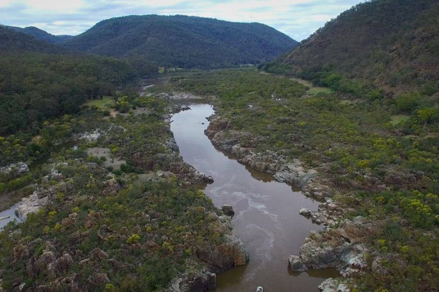 A river in northern NSW surrounded by bush