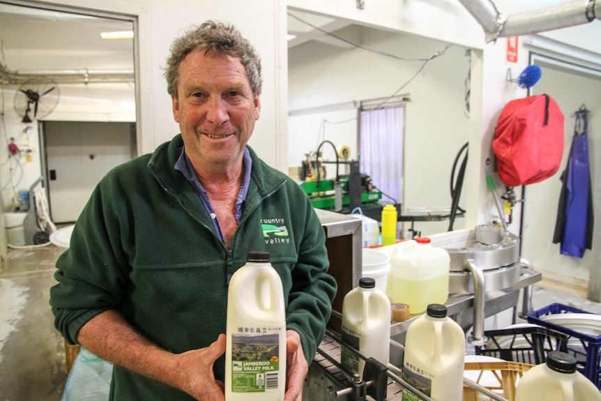 Dairy farmer John Fairley from Country Valley in Picton