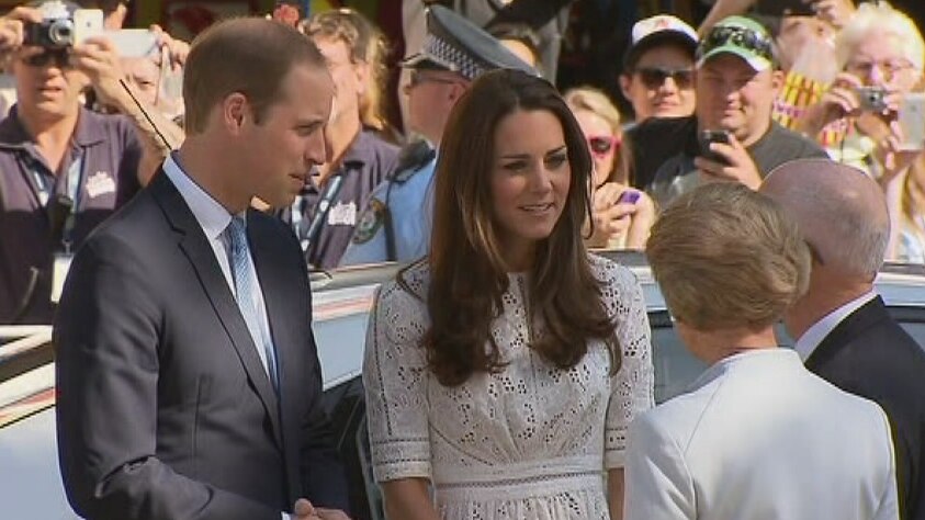 The Duke and Duchess of Cambridge arrive at Sydney's Royal Easter Show