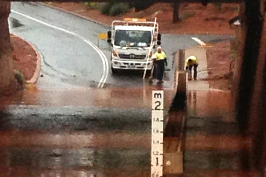 A flooded underpass in Boulder