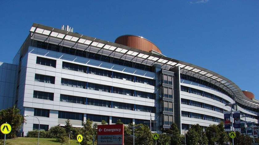 Front driveway of Princess Alexandra Hospital in Brisbane on August 6, 2008.