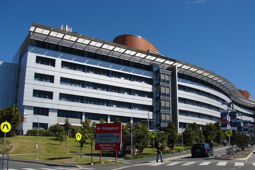 Front driveway of Princess Alexandra Hospital in Brisbane on August 6, 2008.