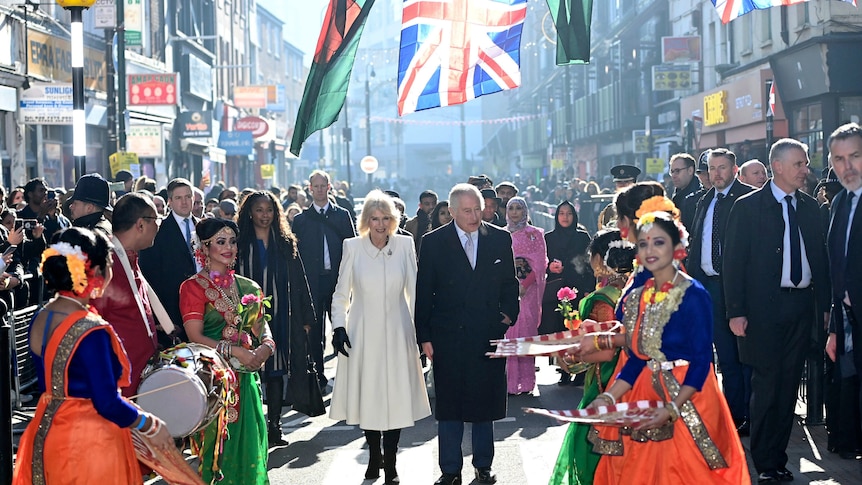 Charles and Camilla in Brick Lane