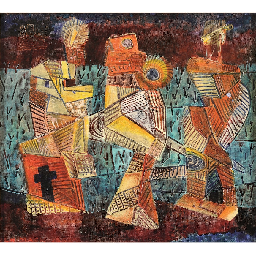 Ludwig Hirschfeld-Mack - Untitled (The musicians)