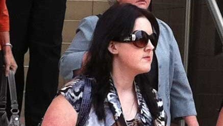 Jennifer Diefenbach leaves the coronial inquest in Rockhampton in central Qld on October 17, 2011.