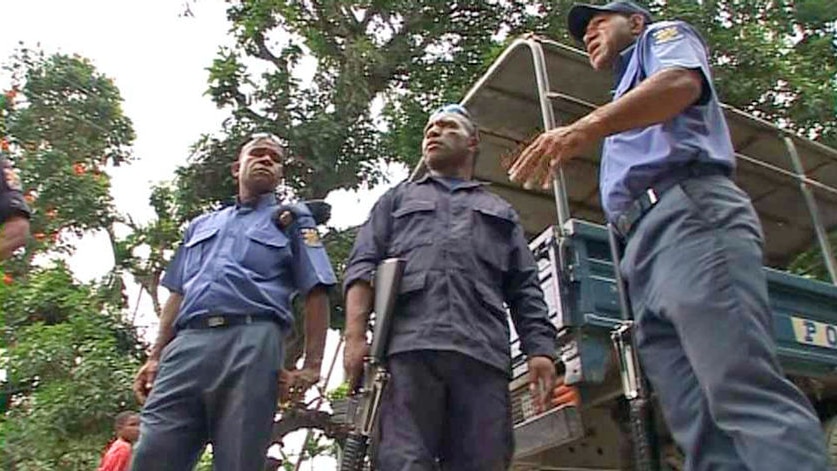 Papua New Guinea's police force on patrol