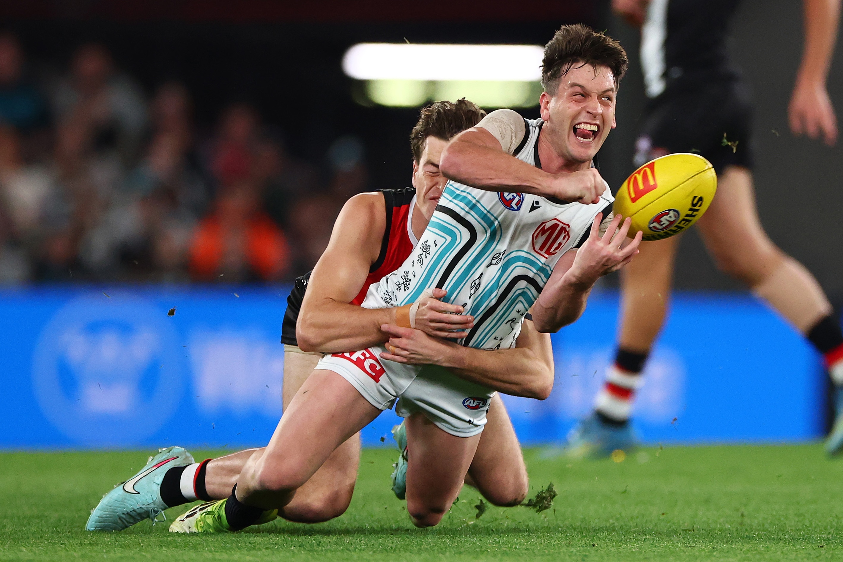 Live: Future of Port captain to be decided at end of AFL season, says coach