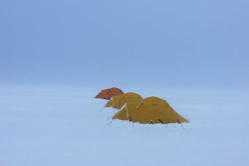 Mount Brown south camp, about 330 kilometres inland of Australia's Davis research station, Antarctica.