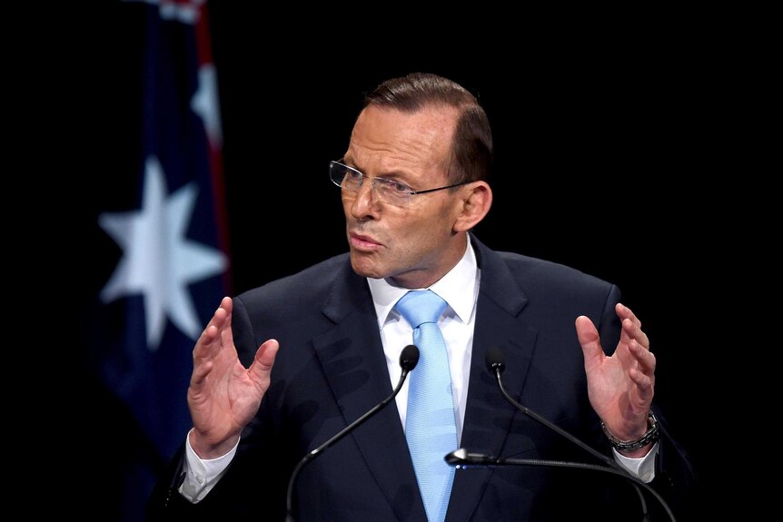 Tony Abbott at Business Council of Australia dinner