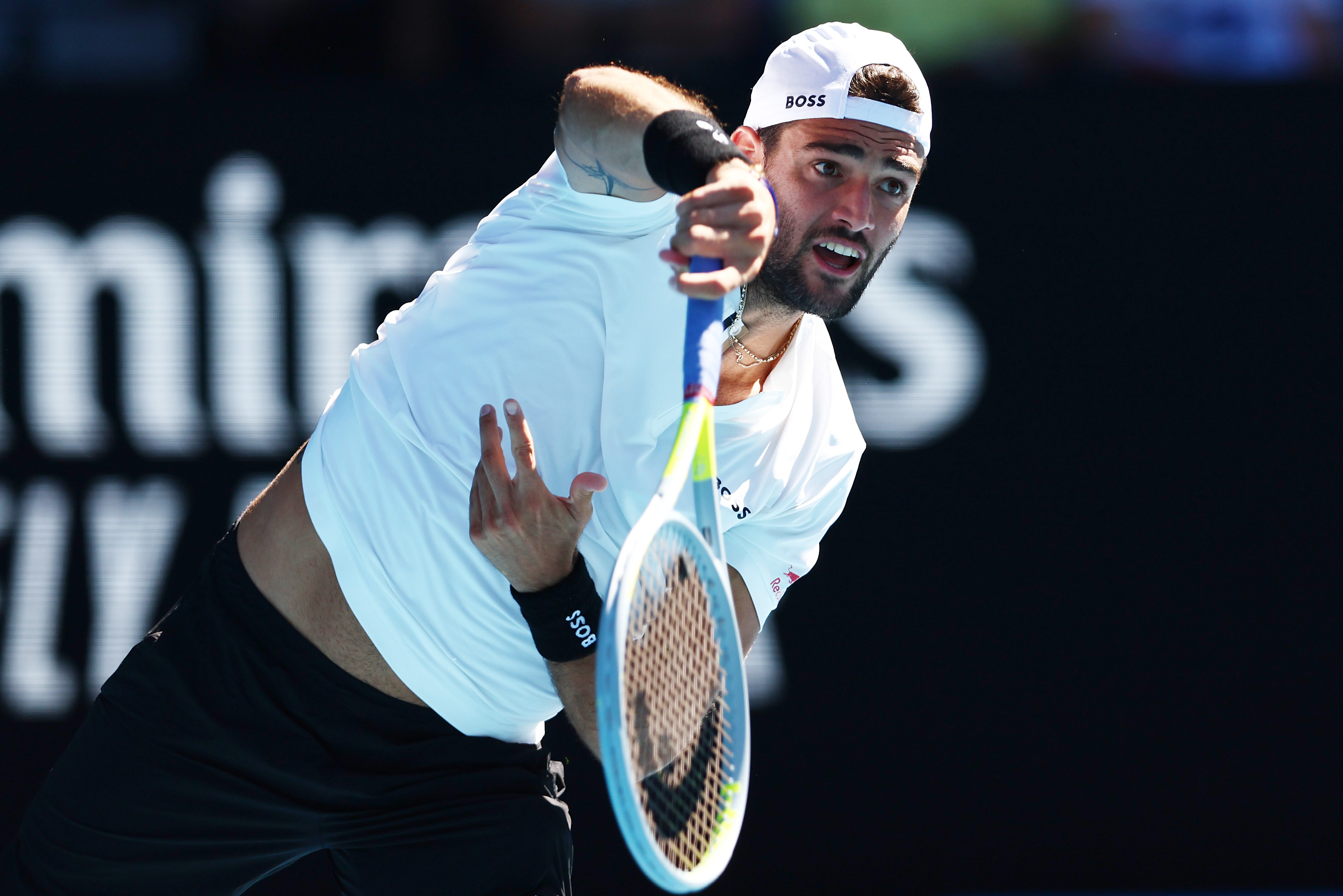 Matteo Berrettini prevails against Carlos Alcaraz in five-set tussle at