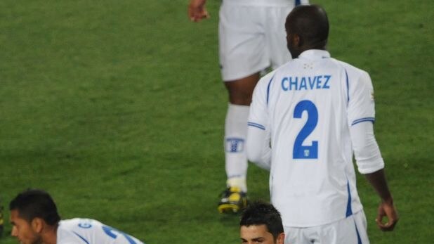 Double trouble: David Villa (r) was too much for Honduras to handle.