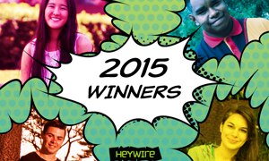 Heywire 2015 winners poster